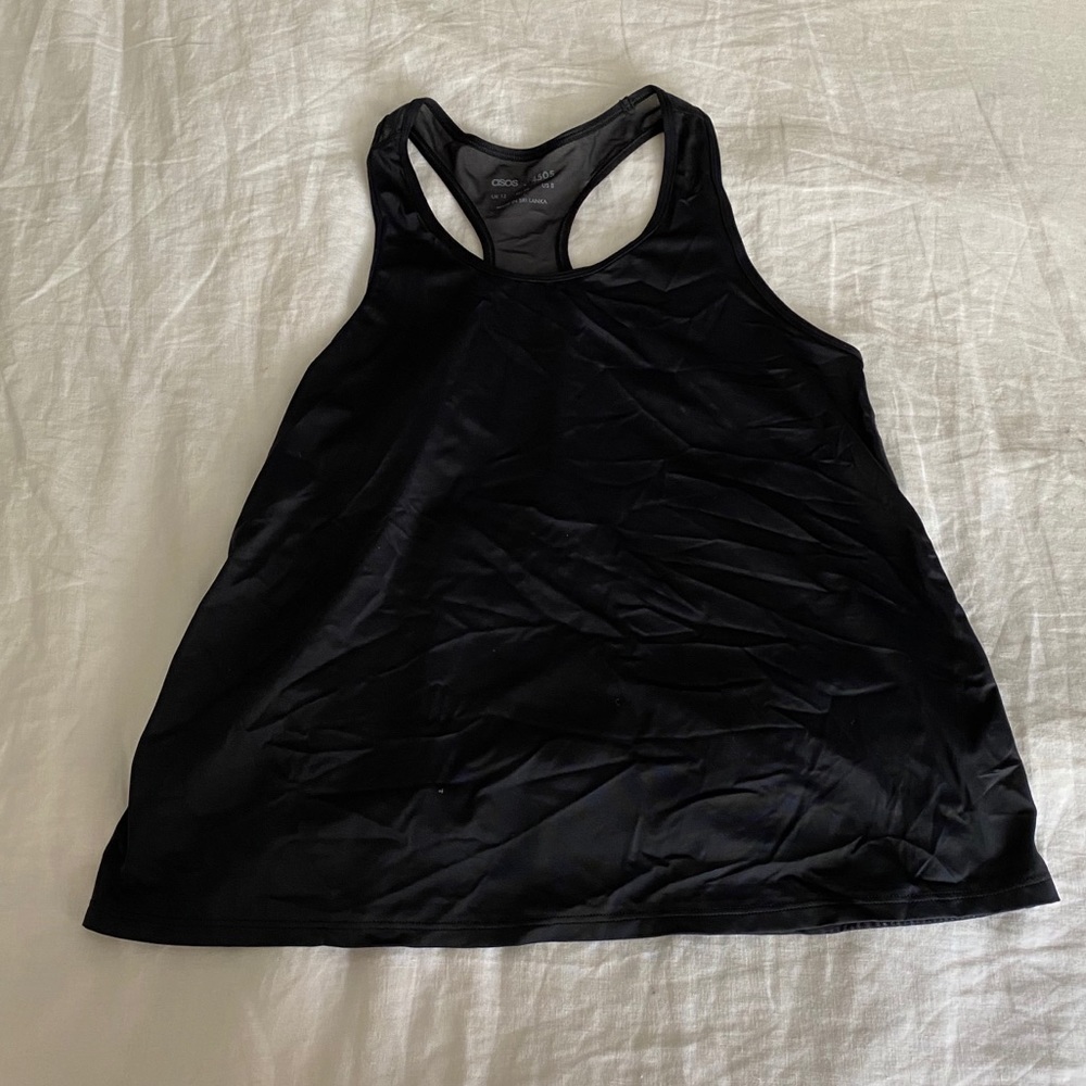 ASOS 4505 Black Athletic Tank - Size US 8